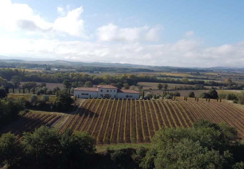 vente hobby  vineyard en Languedoc façade arrière