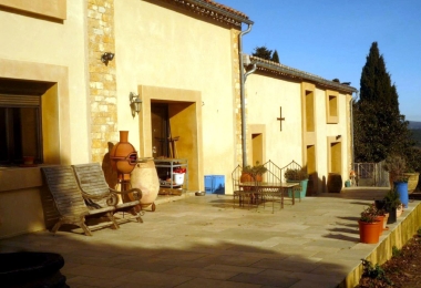 La terrasse de cette belle bâtisse