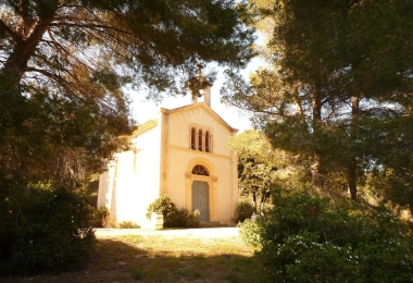 La chapelle de la propriété viticole à vendre